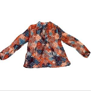 Abbeline Fall hues top size small worn 1x
